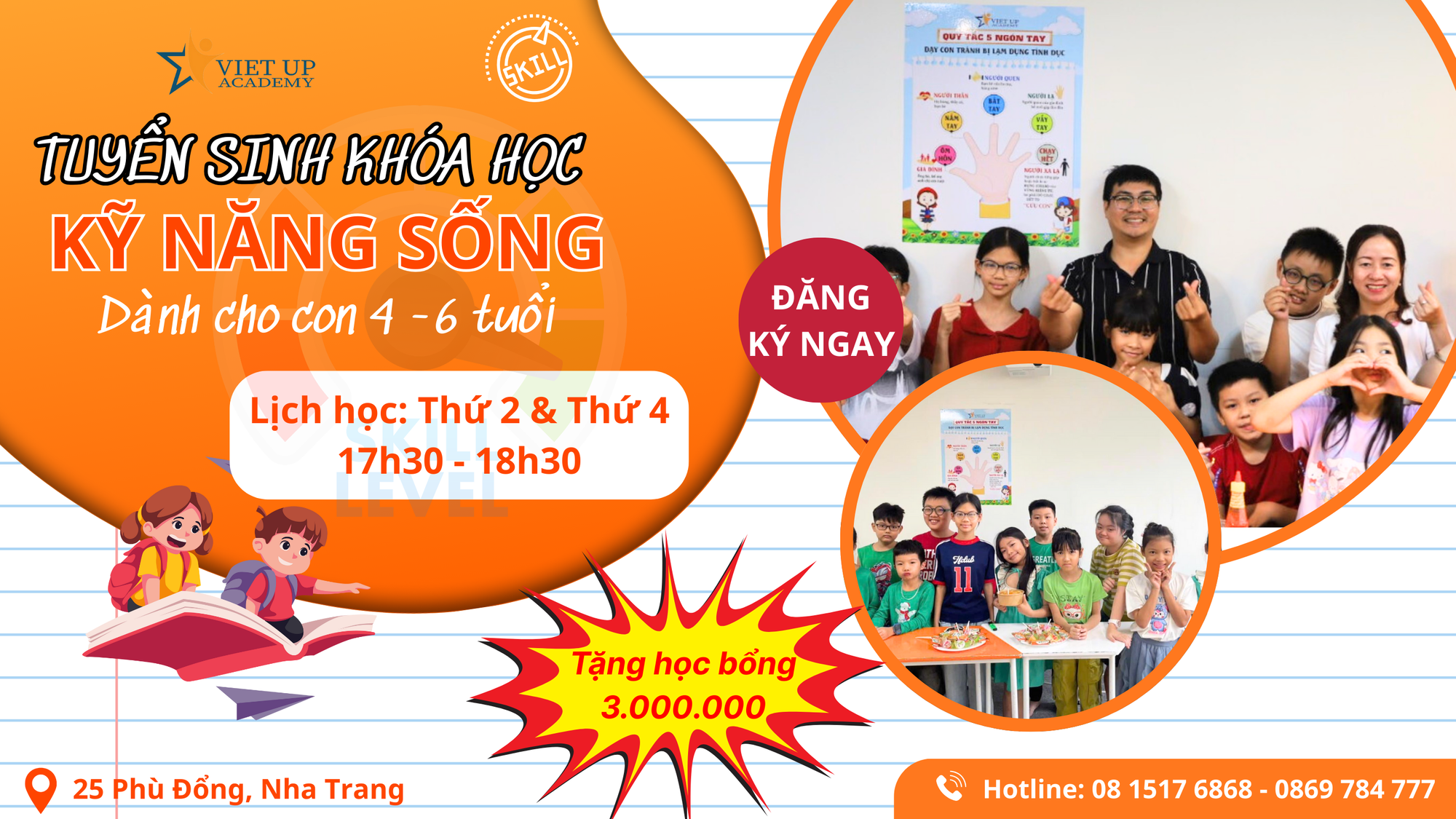 Khóa học kỹ năng sống tại nha trang